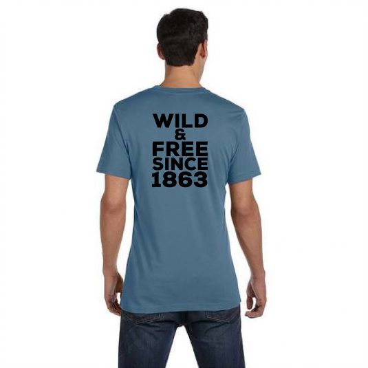 Capitol Blue Back Tee