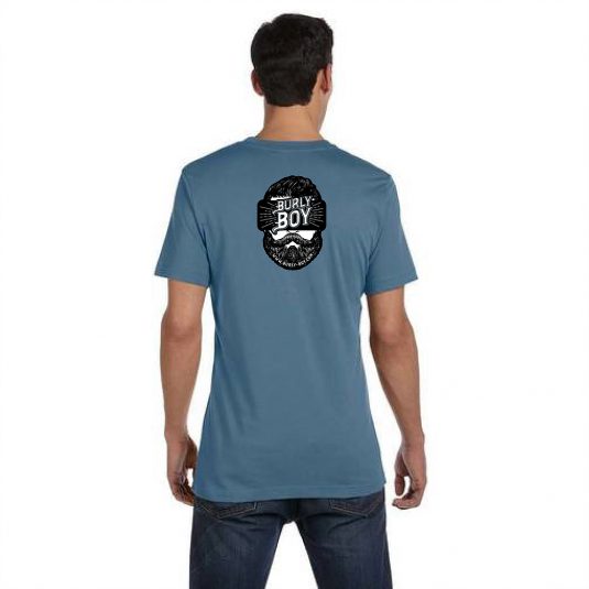 Visor Tee Blue Back